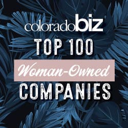 ColoradoBiz logo about woman-owned companies